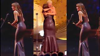 Davina McCall Leather Dress HD Video