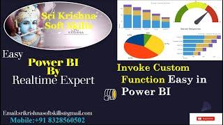 Invoke Custom Function || Power BI Tutorial||SS Skills|| (Part-8) #powerbi #naveenkumargirigani