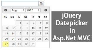 jQuery Datepicker in Asp.Net MVC