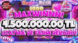 Sugar Rush 1000 | YAYINDA UZATMA VE ARA ÖDEME REKORU KIRILDI | 4.500.000.00 TL AKILALMAZ ÖDEME !!