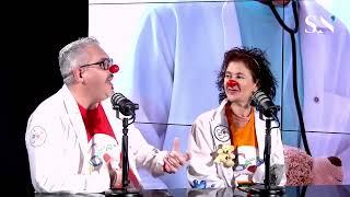 In studio con Vitaliana Oliva e Marco Fiorucci della clownterapia