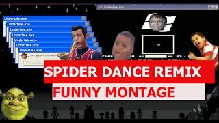 Undertale - Spider Dance Remix - FUNNY MONTAGE