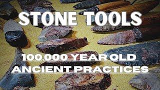 ANCIENT Stone Tool SURVIVAL Knowledge #primitivetechnology #survival #stonetools #primitiveskills