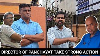 FINALLY FIR AGAINST SANCOALE SECRETARY ! RAMA KANKONKAR AND XENCOR POLJI MEET DIRECTOR OF PANCHAYAT