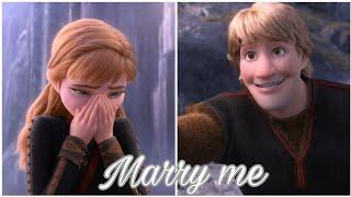 (FMV) Kristoff & Anna - Marry Me (Frozen MV)