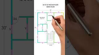 30x30 house plan|4bhk plan|900sqft #housedesign #house #home #homedesign #shorts