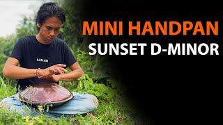 Mini Handpan (1st GEN) I Sunset (D-minor) I LIDAH® Travel Handpan (40cm)