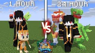 I Spent 24 Hour in This Pokemon SMP