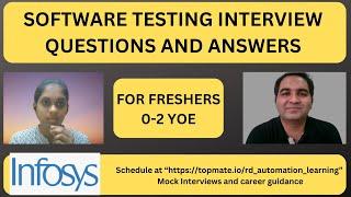 Software Testing Interview Questions and Answers | RD Automation Learning