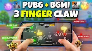 3 Finger Claw Control Setup for PUBG Mobile | Best Sensitivity + Tips