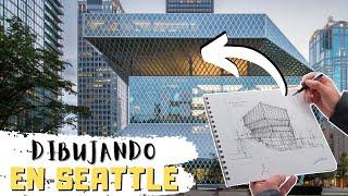 Viajamos a SEATTLE solo para DIBUJAR ESTO !! - ARTOSKETCH