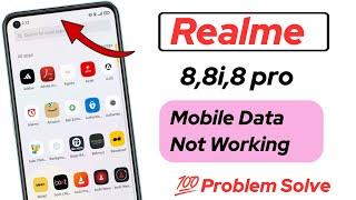 Fix realme 8,8 5g, 8 pro mobile data not working | realme 8 mobile internet not working