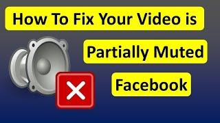 How to Fix your video is partially muted on Facebook || Remove Copyright claim on Facebook video
