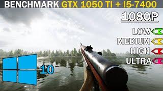 Battlefield V | GTX 1050 Ti + i5-7400 | Low vs. Medium vs. High vs. Ultra | 1080p