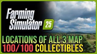 Farming Simulator 25 All Collectible Locations - All Maps