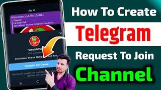 How to create telegram request to join channel