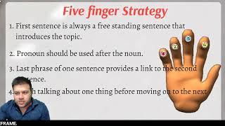 PTE Reading- RE-ORDER PARAGRAPH MADE EASY (Five Finger Strategy)