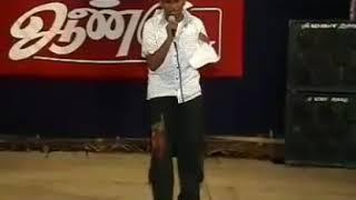 VJ Ashiq first stage Mimicry  | STR, Dhanush voices