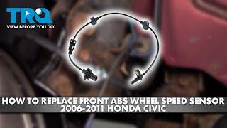 How to Replace Front ABS Wheel Speed Sensor 2006-2011 Honda Civic