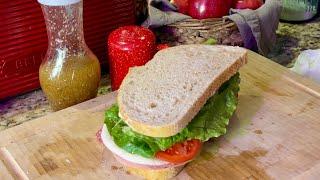 Making Sandwiches~Cutting fruit! (No talking version) Packing picnic basket~ASMR