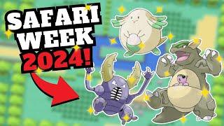 Safari Week 2024 - 3X SHINY HUNTING!!! (Pokemon LeafGreen/SoulSilver/Shinning Pearl)