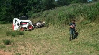 Clearing Land w/ Bobcat; Chris Orser Landscaping