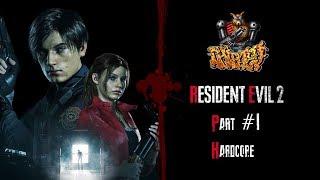 Resident Evil 2 Remake: Leon A - Прохождение на 100% (Hardcore, все предметы) Part #1 (PC Rus)