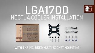 Noctua SecuFirm2™ LGA17xx multi-socket CPU cooler installation