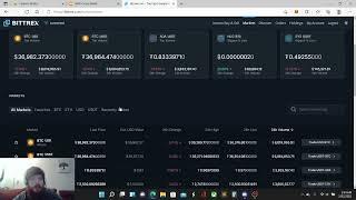 Bittrex Referral system and 2FA Features and Market TA