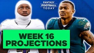 Fantasy Football: Higher or Lower? Week 16 Projections Breakdown! | 2024 Fantasy Football Advice