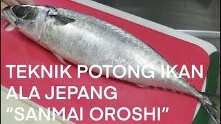 KUPAS TUNTAS CARA MEMOTONG & MEMBERSIHKAN IKAN ALA JEPANG | CARA FILLET IKAN