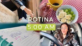 ROTINA DA MANHÃ ACORDANDO ÀS 5h | café da manhã, medo de dirigir, habilitação, aula de grandes…