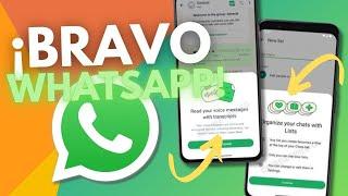 La MEJOR ACTUALIZACIÓN de WhatsApp... ¡¡¡YA DISPONIBLE!!!