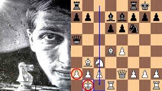 Bobby Fischer wins AGAIN with the Fischer-Sozin Attack in 19 moves