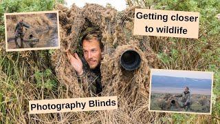 How to stay hidden while photographing Wildlife. Types of  Blinds I use in my  Wildlife Photography