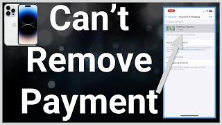 How To Fix Unable To Remove Payment Method Due To Active Subscription