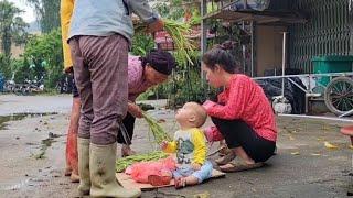 The journey of building a house and earning money of a 17-year-old single mother || Ly Tieu Cu