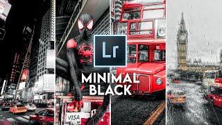 Minimal Black Tutorial || FREE LIGHTROOM PRESET [BLVCK PARIS]