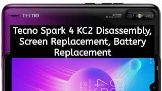 Tecno Spark 4 KC2 Disassembly, Screen Replacement, Battery Replacement / #phonerepair / #repair