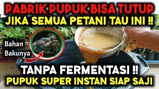 TANPA FERMENTASI ‼️ LANGSUNG JADI - PUPUK PENGGANTI NPK PABRIK BAHANNYA ADA DI DAPUR ANDA SENDIRI