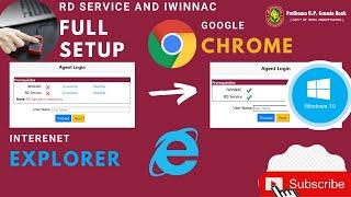 ग्रामीण बैंक  | PNB  | BC #RDSERVICE & #IWINNAC Installation in Chrome and explorer | Windows 10