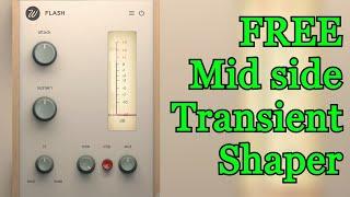 Cool FREE Mid Side Transient Shaper VST Plugin by Waves Factory - Flash - Review & Demo