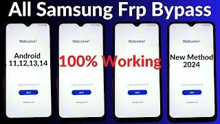 All Samsung FRP Bypass 2024|Samsung Google Lock Remove Android 11/12/13/14 New Method No *#0*#