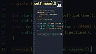 We can't Trust the setTimeOut() in JavaScript #js #tips #tricks #html #css