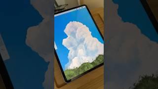 Procreate Clouds Tutorial #procreatebrushes #procreatetutorial