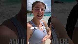 TOPLESS at the BEACH #oceanlife #sailboat  #sailinglife  #beach  #travel  #seychelles  #ocean