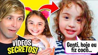 REAGIMOS AOS VÍDEOS SECRETOS DA ASHLEY! - PAI TAMBÉM VLOGA