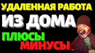 Удаленная работа на дому - плюсы и минусы - отзыв о работе в интернете