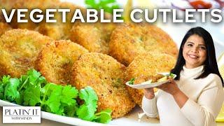 How to Make EASY Vegetable Cutlets | Easy Vegetarian Recipes