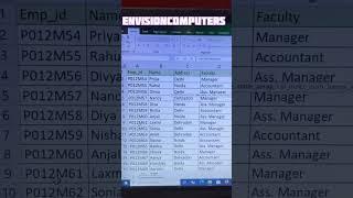 Advance vlookup Tips in Excel #excellife #ytshorts #shortsfeeds #exceltraining